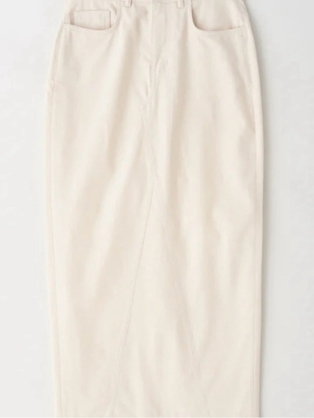 NWOT Kotn Cream Organic Cotton Maxi Skirt (Size 29) - Never Worn